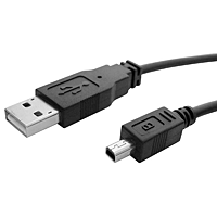 Wellson USB 2.0 to Mini USB Plug 4 Pin B Type Cable